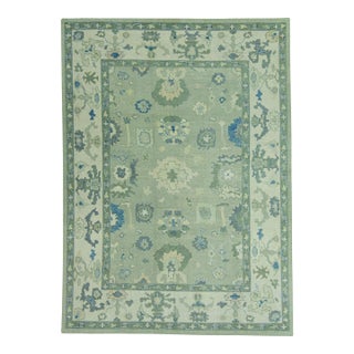 Turkish Oushak Rug 8'10" x 12' #19547 For Sale