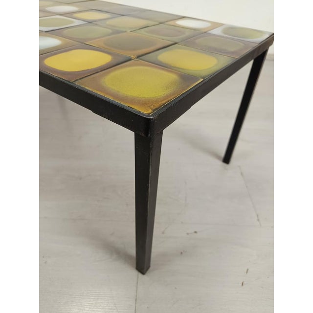 Metal Ceramic Planet Coffee Table by Roger Capron, 1970s For Sale - Image 7 of 18