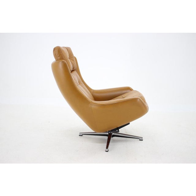 Leather Adjustable Armchair from Peem, Finland, 1970s For Sale - Image 6 of 18