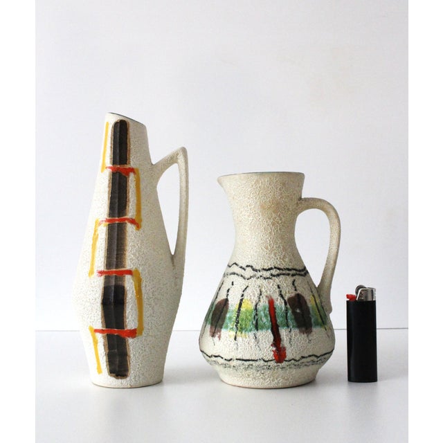 Vintage Vases from Scheurich Keramik, 1960, Set of 2 For Sale - Image 6 of 12