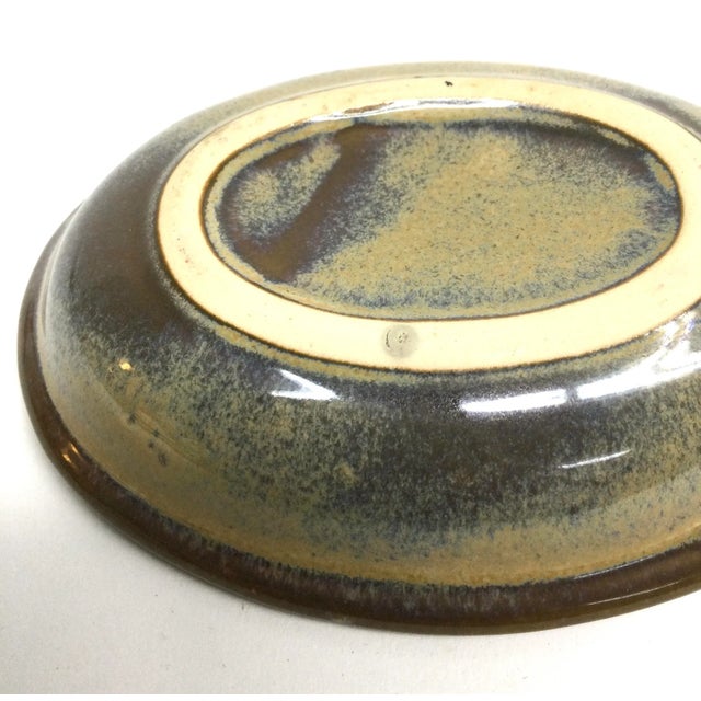 Vintage Studio Hand Turned Pottery Soap & Toothbrush Holder - a Set For Sale In Portland, ME - Image 6 of 9