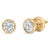 These luxurious earrings are a must-have for any woman who appreciates quality and style. Made from 14K yellow gold, they...