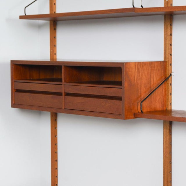 Royal System Wall System in Teak by Poul Cadovius for Cado, 1960s For Sale - Image 9 of 11