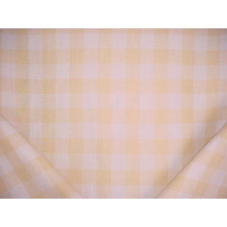 6-1/8y Rogers and Goffigon 85002 Manchester Shortbread Linen Upholstery Fabric For Sale