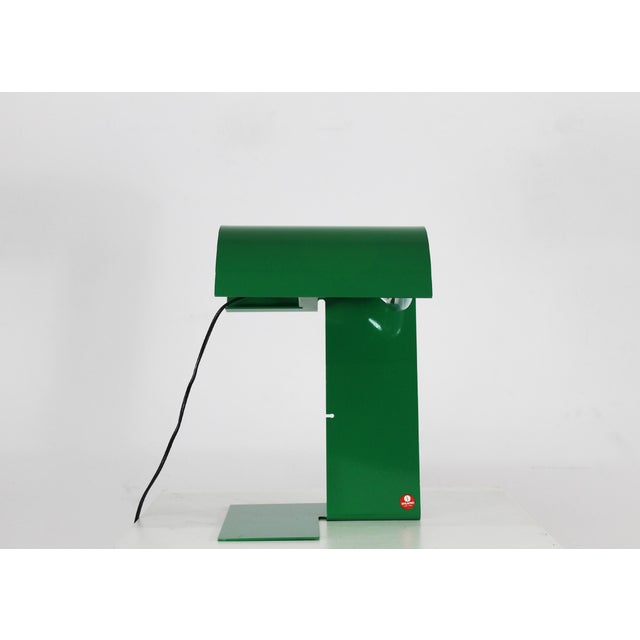 Blitz Table Lamp in Green Lacquered Metal from Stilnovo, 1970s For Sale - Image 10 of 10