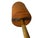 Modern Scandinavian Teak and Opaline Glass Chandelier, Denmark, 1960s For Sale - Image 6 of 8