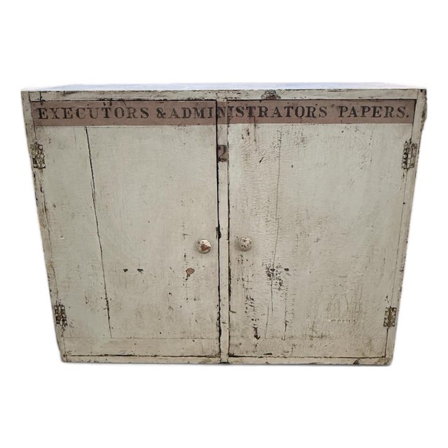 Antique Industrial Cubby Wall Cabinet For Sale