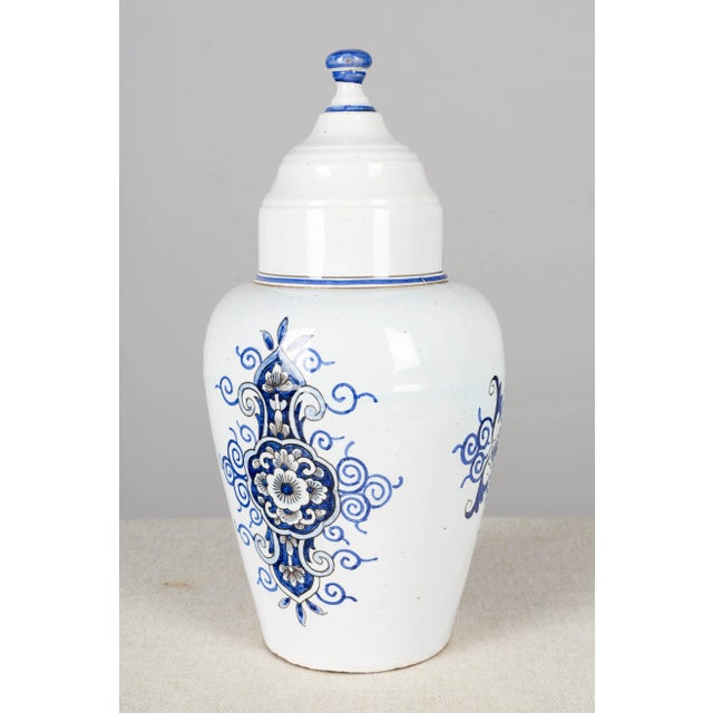 19th Century Delft Faience Apothecary Jar For Sale - Image 10 of 12