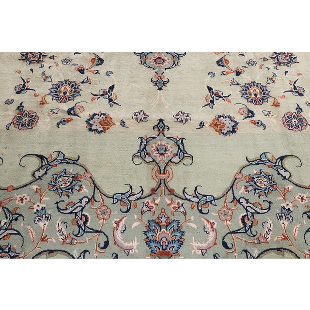 Vintage Kashan Rug, 2000s For Sale - Image 4 of 15