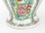 Green Pair of Vintage Asian Floral Painted Porcelain Covered Urns For Sale - Image 8 of 11