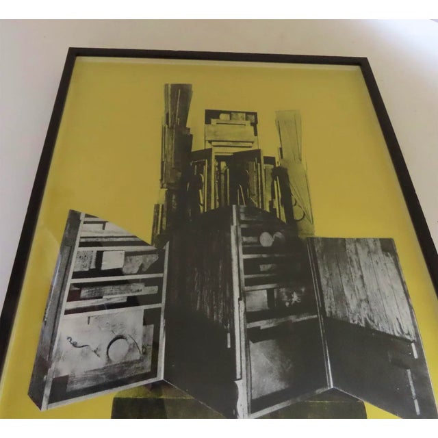 1960s 1966 Louise Nevelson "Lullaby for Jumbo" Signed & Numbered Screenprint & Collage For Sale - Image 5 of 12