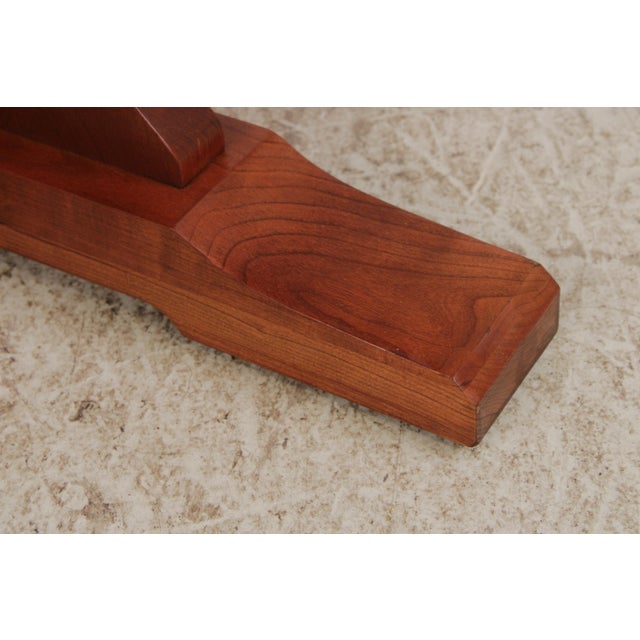 Stickley Stickley Round Cherry Dining Table Mission Style For Sale - Image 4 of 15