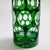 Vintage Emerald Green Cut-to-Clear Lens Crystal Cylinder Vase from Nachtmann Bleikristall, 1970s For Sale - Image 11 of 12
