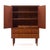 Arne Vodder Style Mid Century Danish Teak Armoire For Sale In Chicago - Image 6 of 8