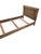 1960s Vintage Old Hickory Dusty Acorn Twin Size Bed Headboard Single Artisanal Oak For Sale - Image 5 of 12