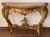 Baroque Early 19th Century Baroque Carved & Gilted Walnut Ormolu with Marble Console Table and Cherub For Sale - Image 3 of 18