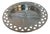 Deep Serving Tray in Stainless Steel and Glass by Stefano Giovannoni & Guido Venturini for Alessi For Sale