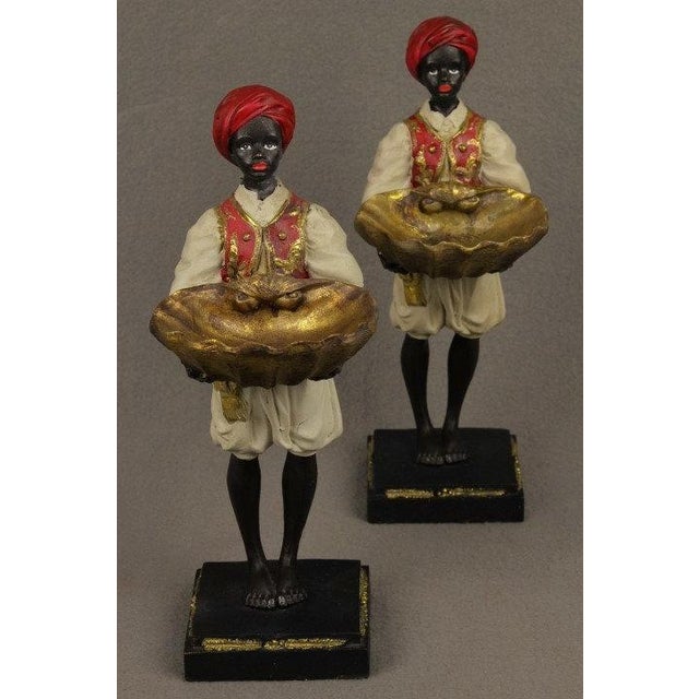 Hollywood Regency Blackamoor Figures Figurines Sculpt Chairish