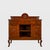 Beautiful English Edwardian oak sideboard dating to the early 20th century, featuring carved sunflower motifs, paneled...