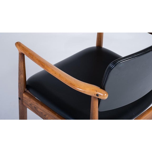 Danish Armchair in Rosewod, 1960s For Sale - Image 9 of 10