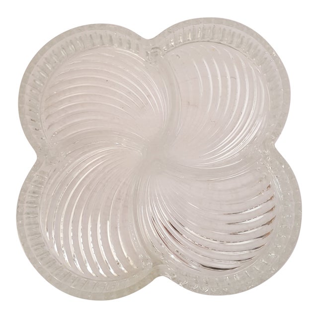 Godinger "Shannon Crystal" Contour Relish Tray From Italy For Sale