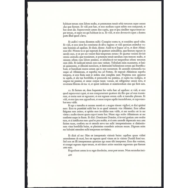 1969 Salvador Dalí Biblia Sacra Lithograph "Proeliom Magnum in Caelo" (A Great Battle in Heaven) For Sale - Image 9 of 11