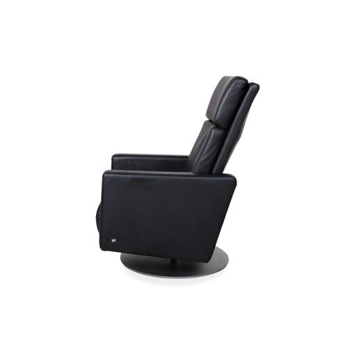 Black Leather Ego Armchair with Manual Function from Rolf Benz For Sale - Image 13 of 15