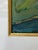 Blue American Landscape Painting in the Manner of Albert York (1928-2009) Signed For Sale - Image 8 of 12