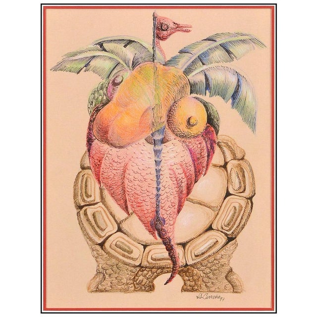 Message us to inquire about custom framing options! (Included for free with every purchase) The artwork here,...