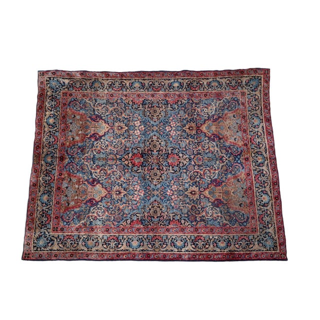 Hand-Knotted Rug from OCM, Turkey, 1920s For Sale - Image 11 of 13