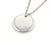 Contemporary Mid 20th Century Tiffany & Co Etoile Diamonds 18k White Gold Disc Pendant 24" Long For Sale - Image 3 of 6