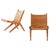 Easy Chairs in Cane and Oak from Preben Thorsen, 1957, Set of 2 For Sale - Image 13 of 13