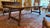Michael Taylor Walnut Portuguese Dining Table For Sale - Image 11 of 11
