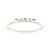 Ink Blue 14k Gold Stackable Sapphire & Diamond Alternate Band Ring Size 9 For Sale - Image 8 of 14