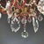 Antique Chandelier with Red Crystals For Sale - Image 12 of 15