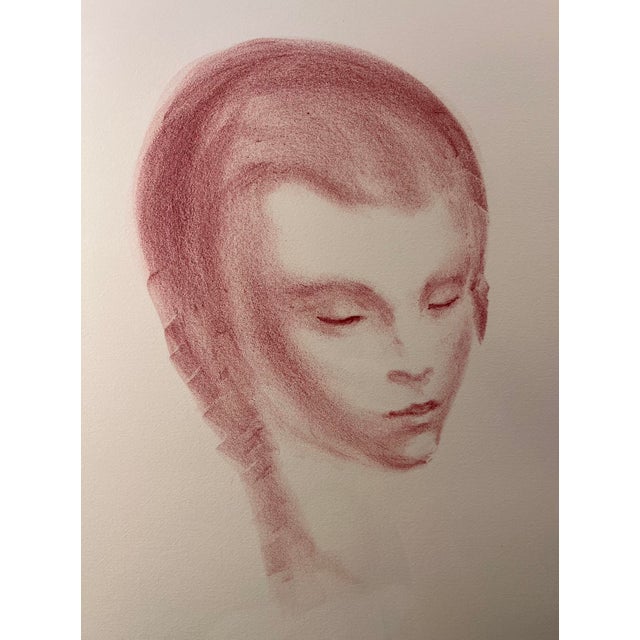 Original 1991 limited edition lithograph by renowned Norwegian artist Bjørn Ransve, newly reframed This striking and...