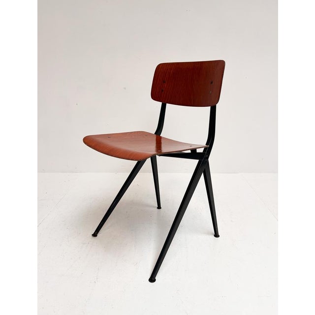 Vintage School Chairs by Ynske Kooistra for Marko Holland, 1960s, Set of 4 For Sale - Image 6 of 15