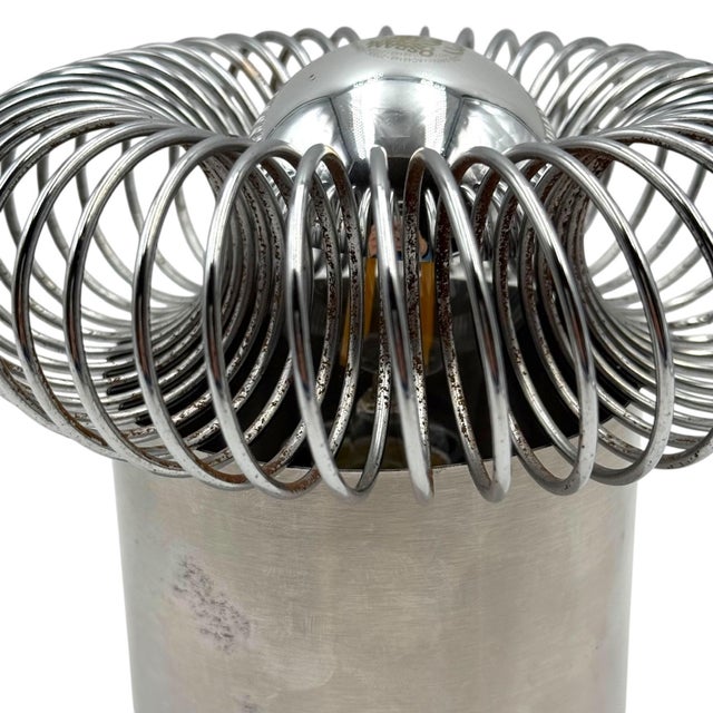 Chrome Spiral Wall Lamp from Galerie Oxar, France, 1970s For Sale - Image 10 of 14