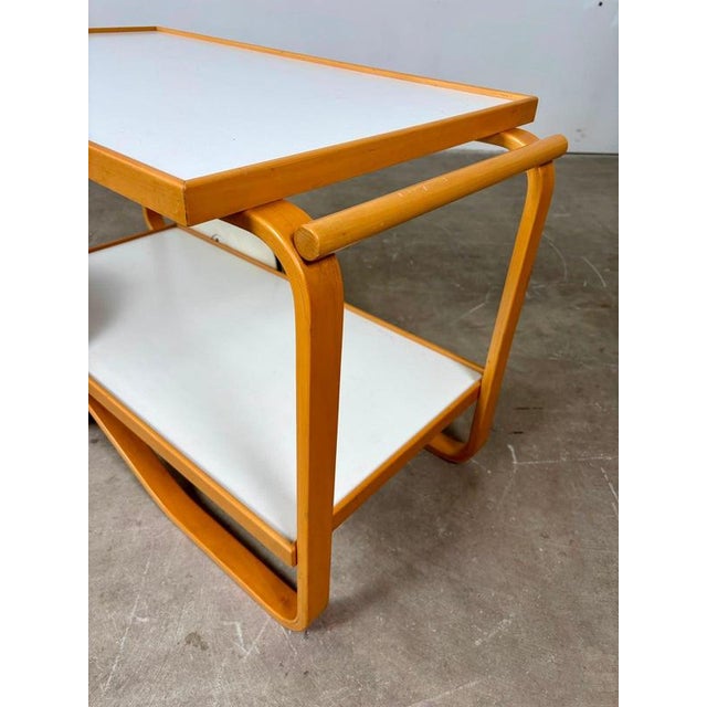 Alvar Aalto Vintage Model 901 Serving Cart by Alvar Aalto for Artek, 1960s For Sale - Image 4 of 8