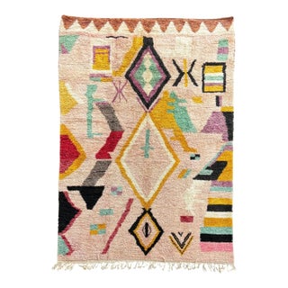 Moroccan Pink Boujaad Rug For Sale