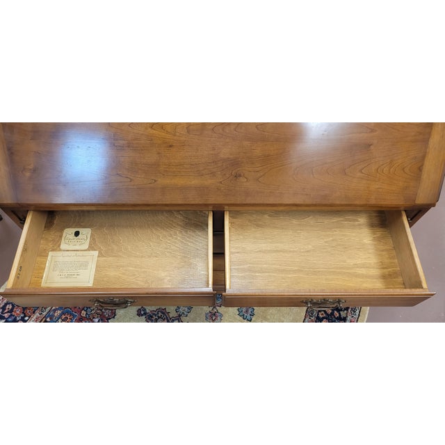 Fine Vintage Stickley Cherry Desk For Sale - Image 10 of 13