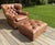 Traditional Ralph Lauren Chair and Ottoman Set in Saddle Toned Leather For Sale - Image 3 of 18