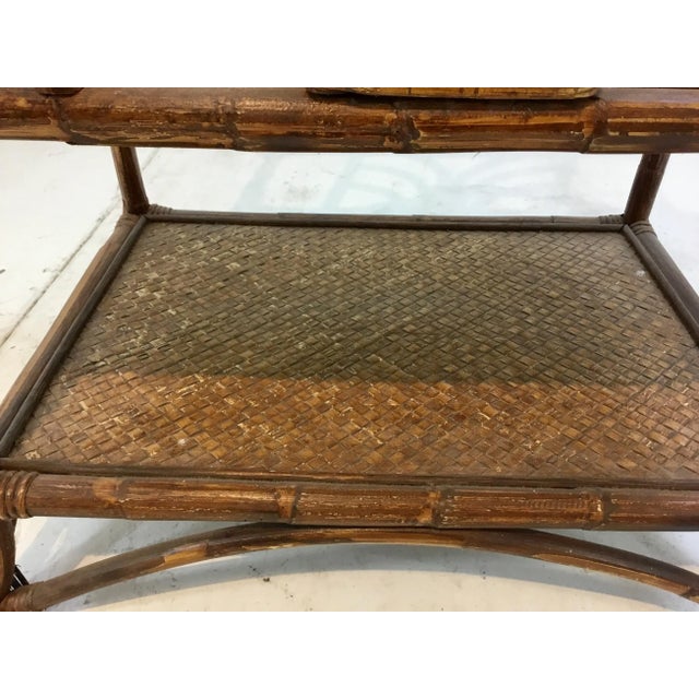 1960s Mid-Century Modern Bamboo Magazine Rack For Sale - Image 5 of 7