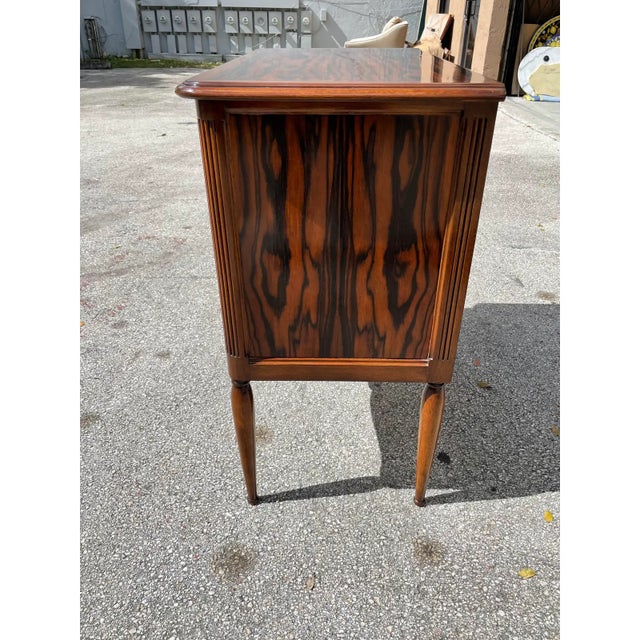 1940s 1940s French Art Deco Exotic Macassar Ebony Dry Bars or Buffet For Sale - Image 5 of 13