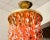 1980s Vistosi Orange Modernist Murano Glass Chandelier, 1980s For Sale - Image 5 of 10