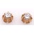 14 Karat Yellow Gold Button Diamond Earrings For Sale In New York - Image 6 of 7