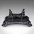 This is an antique townhouse boot cleaner. An English, cast iron Great Exhibition doorway shoe scraper and pull, dating to...