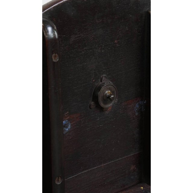 Textile Antique English Round Open Bird Cage Tilt Top Table For Sale - Image 7 of 9