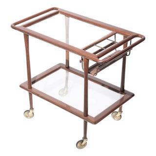 Mid-Century Modern Bar Cart by Cesare Lacca for Cassina, Italy, 1950s For Sale