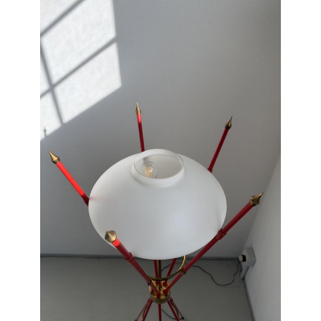1950s Mid-Century Floor Lamp, 1950s For Sale - Image 5 of 10